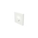 Heatit Zig Dim 250W White RAL 9003 - Dimmer rotatorio Zigbee