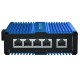 STONET NIS3005 PRO Switch Industrial 5 puertos Gigabit carril-Din, rango extendido de temperature, IP40 y EMC4