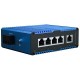 STONET NIS3005 PRO Switch Industrial 5 puertos Gigabit carril-Din, rango extendido de temperature, IP40 y EMC4