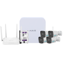 Kit de videovigilancia Ajax NVRKIT108B-2W