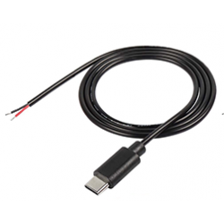 Cable en puntas tipo USB-C para alimentación 5V 3A