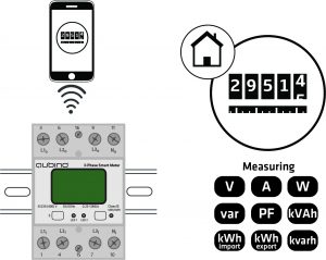 QUBINO Smart Meter medidor de consumo electrico wifi z-wave carril din