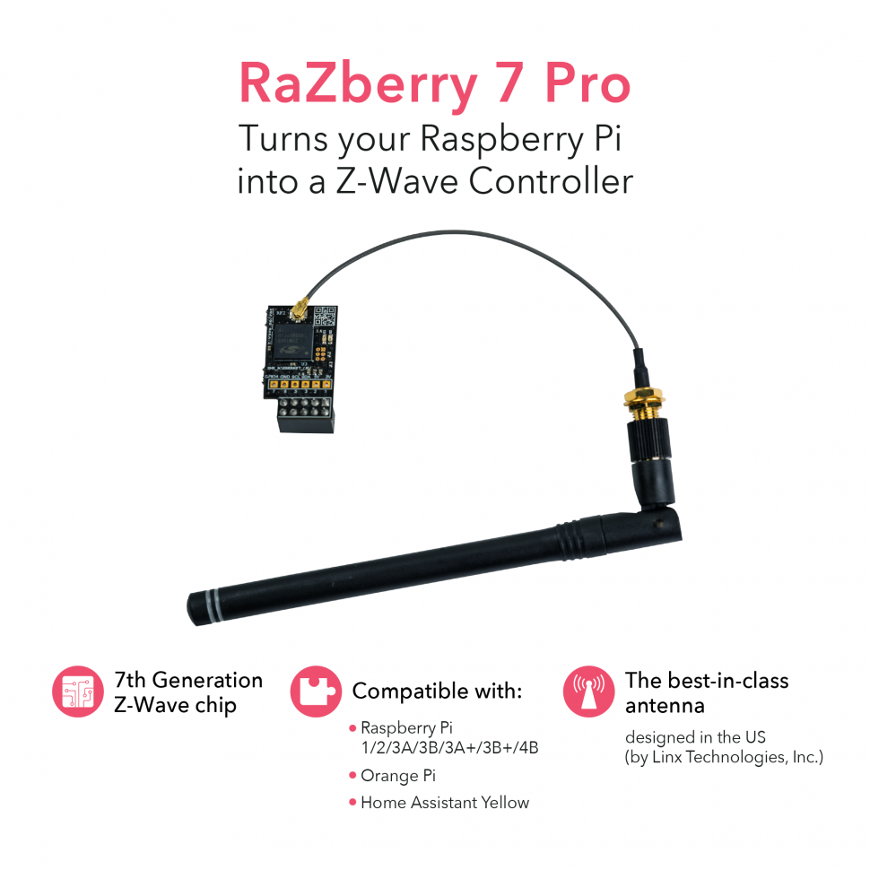 Z-Wave.ME Razberry 7 PRO